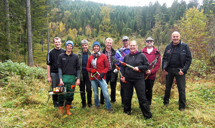 &num;ultraschicker Balzplatz f&uuml;r das Auerhuhn